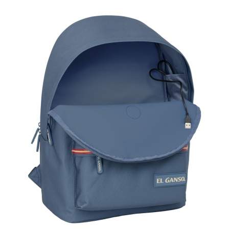 Laptop Backpack El Ganso Basics Blue 31 x 44 x 18 cm