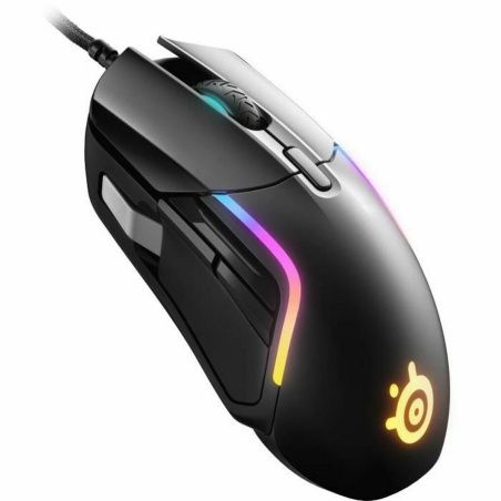 Mouse SteelSeries Rival 5 Nero Gaming Luci LED Con cavo