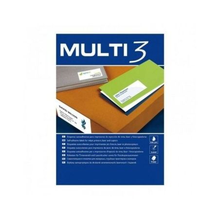 Adhesive labels MULTI 3 White 500 Sheets 105 x 48 mm