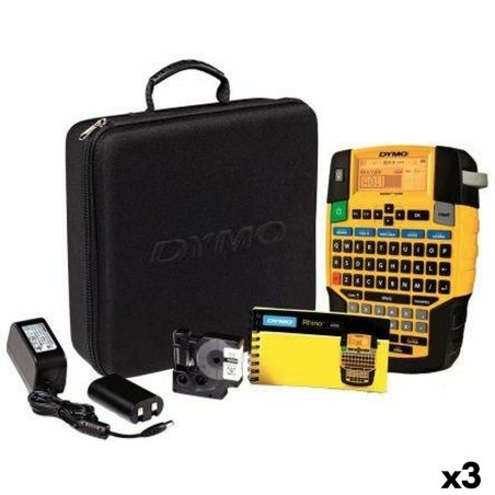 Stampante per Etichette Dymo Rhino 4200 (3 Unità) QWERTY Portatile Valigetta