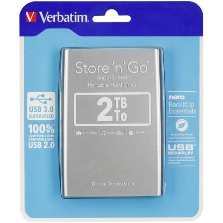Hard Disk Esterno Verbatim Store 'n' Go 2 TB SSD