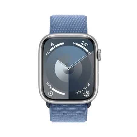Smartwatch Watch S9 Apple MRMJ3QL/A Blue Silver 1,9" 45 mm