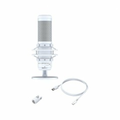 Microfono da Tavolo Hyperx Quadcast S Bianco
