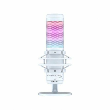 Microfono da Tavolo Hyperx Quadcast S Bianco