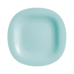 Flat plate Luminarc Carine Turquoise Glass (Ø 27 cm) (24 Units)
