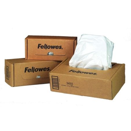 Bags Fellowes 36055 Paper Shredder Transparent 165 L (50 Units)