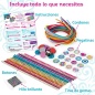 Kit per Creare Braccialetti Cra-Z-Art Shimmer 'n Sparkle Plastica (4 Unità)