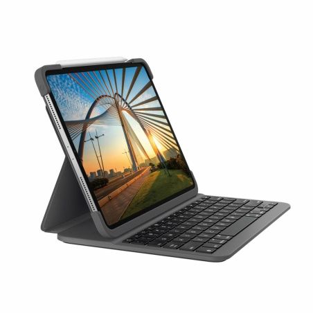 Case for Tablet and Keyboard Logitech iPad Pro 11 Black Spanish Qwerty QWERTY