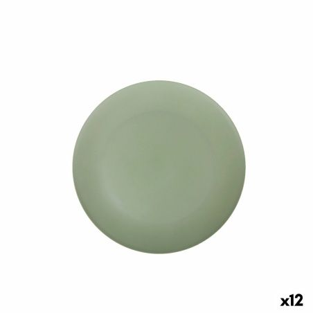 Piatto da pranzo Alfares Melammina Verde 32,5 x 2 cm (12 Unità)