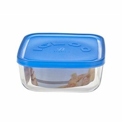 Lunch box Borgonovo 6277815 Blue 960 ml 15 x 15 x 6,2 cm (12 Units) (Ø 15 cm)