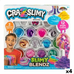 Set di Plastilina Cra-Z-Art Slimy Blendz (4 Unità) Slime
