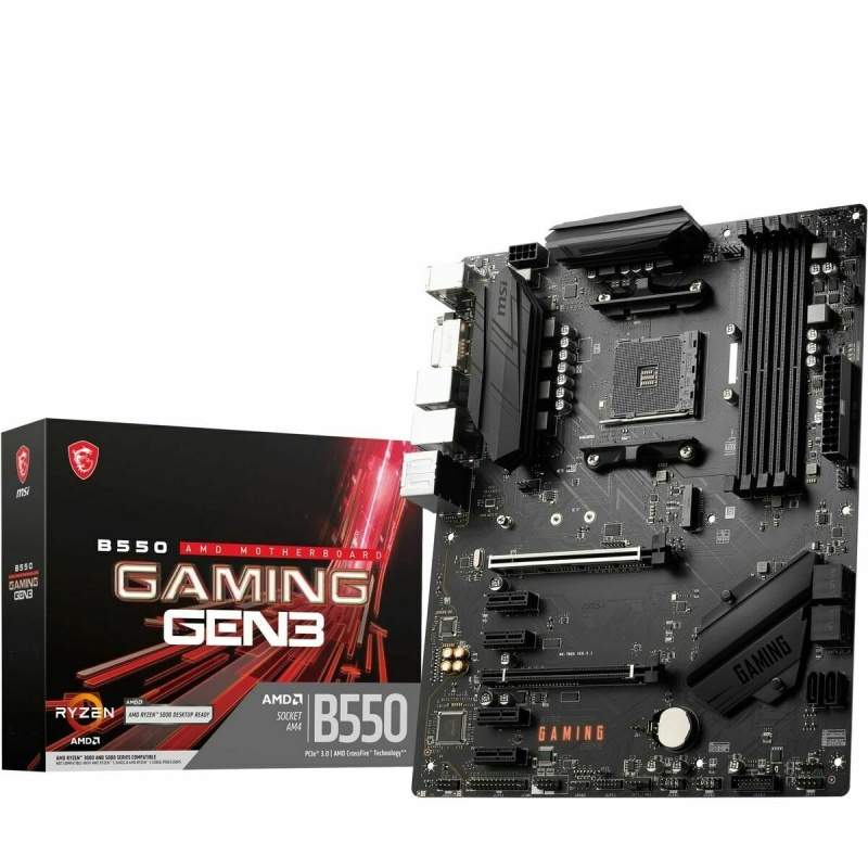 Motherboard MSI B550 GAMING GEN3 AMD B550 AMD AMD AM4