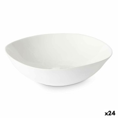 Bowl White 21,5 x 7 x 21,5 cm (24 Units) Squared