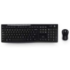 Mouse & Keyboard Logitech LGT-MK270-US Black English EEUU QWERTY Qwerty US