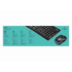 Mouse & Keyboard Logitech LGT-MK270-US Black English EEUU QWERTY Qwerty US