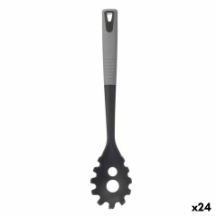 Pasta Spoon Black Grey TPR PBT 7 x 34 x 4 cm (24 Units)
