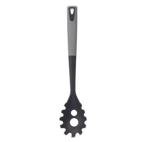 Pasta Spoon Black Grey TPR PBT 7 x 34 x 4 cm (24 Units)
