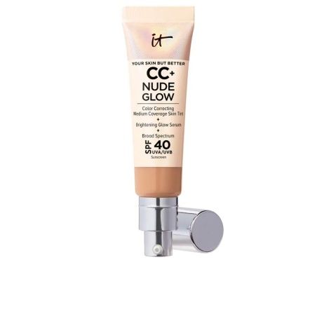 Crème Make-up Base It Cosmetics CC+ Nude Glow Medium Tan Spf 40 32 ml