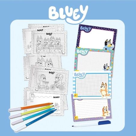 Drawing Set Bluey Pocket Drawing School (12 Units)