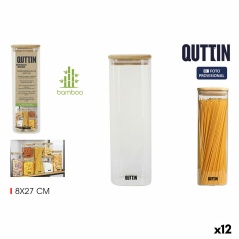 Tin Quttin Bamboo Squared 1,3 L 8 x 27 cm (12 Units)