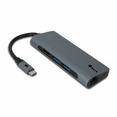 Hub USB 7 Porte NGS WONDER DOCK 7 HDMI USB C 4K 5 Gbps Grigio