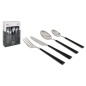 Cutlery Set Santa Clara Neira Steel 24 Pieces (6 Units)