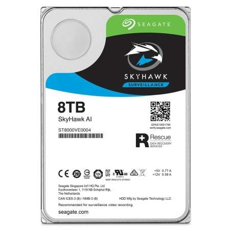 Hard Disk Seagate SkyHawk AI 3,5" 3,5" 8 TB