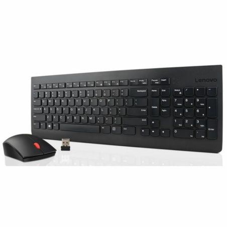 Keyboard and Wireless Mouse Lenovo 4X30M39490 Spanish Qwerty Spanish