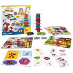 Educational Game Spidey 24,5 x 0,2 x 24,5 cm (6 Units) 10-in-1