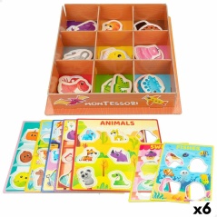 Educational Game Lisciani 26 x 6 x 26 cm Colours Montessori method 61 Pieces 6 Units