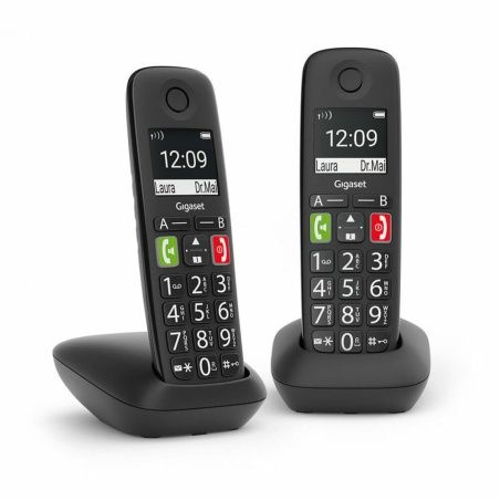 Wireless Phone Gigaset E290 Duo Black White