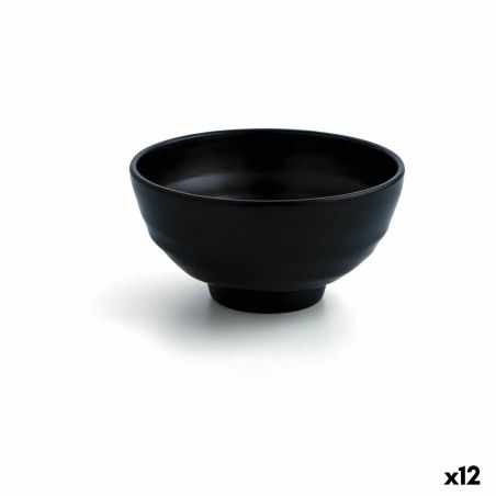 Bowl Quid A'bordo Black Plastic Ø 16,5 cm (12 Units) (Pack 12x)