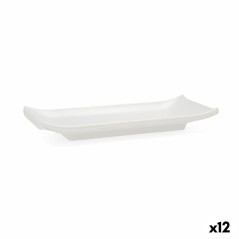 Vassoio Quid Select Sushi Bianco Plastica 22,4 x 9,5 x 3 cm (12 Unità)