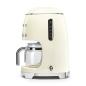 Caffettiera Americana Smeg DCF02CREU 1050 W Retrò Grigio Crema