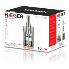 Hand-held Blender Haeger HB-80C.024A Grey 800 W