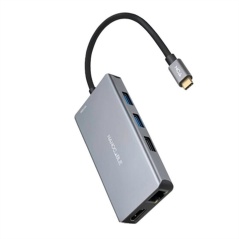 USB Hub NANOCABLE 10.16.1009 Grey