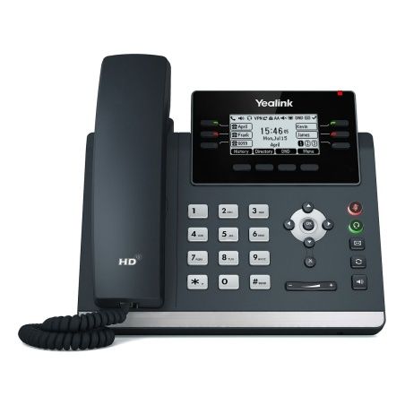 IP Telephone Yealink T42U Black