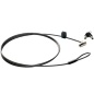 Security Cable HP 6UW42AA Black Silver