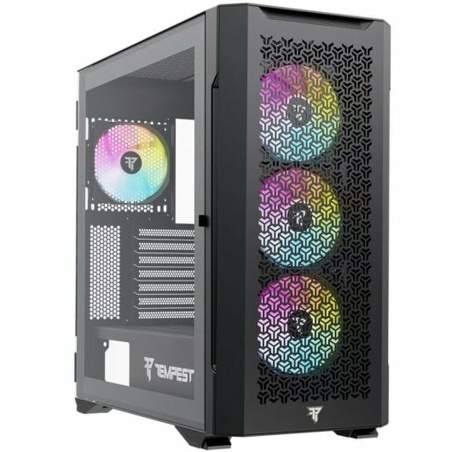 Case computer desktop ATX Tempest Bastion Nero