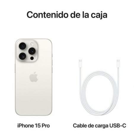 Smartphone Apple iPhone 15 Pro 6,1" 256 GB Bianco