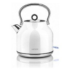 Water Kettle and Electric Teakettle Haeger Localization-B085HR3LP8 1,7 L 2200W White Stainless steel 2200 W 1,7 L