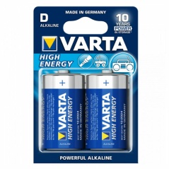 Batterie Varta LR20 D 1,5 V 16500 mAh High Energy 2 Ah 1,5 V (10 Unità)