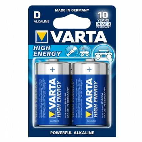 Battery Varta LR20 D 2UD 1,5 V 16500 mAh High Energy (2 pcs) 2 Ah 1,5 V 2 Pieces (10 Units)