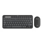 Keyboard and Mouse Logitech Pebble 2 Combo Graphite Spanish Qwerty