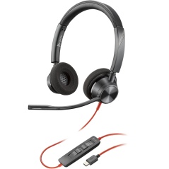 Headphones with Microphone HP Blackwire 3320 Black