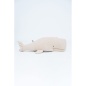 Fluffy toy Crochetts OCÉANO Beige Whale 29 x 84 x 14 cm