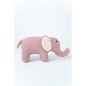 Peluche Crochetts AMIGURUMIS MINI Bianco Elefante 48 x 23 x 26 cm