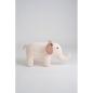 Fluffy toy Crochetts AMIGURUMIS MINI White Elephant 48 x 23 x 22 cm