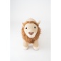Fluffy toy Crochetts AMIGURUMIS MAXI Brown Lion 84 x 57 x 32 cm