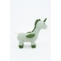 Peluche Crochetts AMIGURUMIS MINI Verde Unicorno 51 x 42 x 26 cm